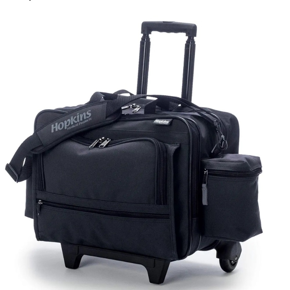 Hopkins Medical Ultimate Mobility EZ-View Rolling Medical Bag NWT